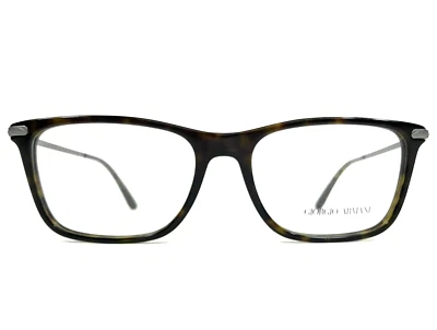 Giorgio Armani Eyeglasses Frames AR7111 5026 Tortoise Gray Rectangle 55-17-145 - Image 1 of 4