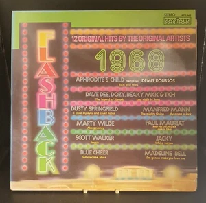 FLASHBACK 1968 Vinyl LP Various Inc Aphrodite's Child Vangelis Blue Cheer VG+ - Picture 1 of 2