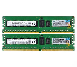 SK Hynix 2x 8GB 1RX4 DDR4 2133P PC4-17000mhz 288pin REG-Server Memory RAM %r6e - Picture 1 of 8