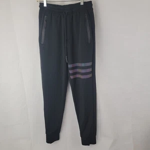Pantalones deportivos PUBLIC RECORD para hombre talla PEQUEÑOS reflectantes NEGROS atletismo - Imagen 1 de 18