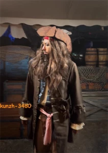 Halloween Adulto Jack Sparrow Disfraz Piratas del Caribe Juegos con disfraces Trajes - Imagen 1 de 10