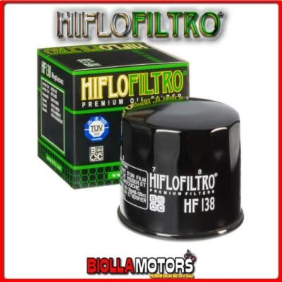 HF138 FILTRO OLIO SUZUKI VX800 L,M,N,P,R,S,T,V 1991- 800CC HIFLO - Изображение 1 из 4