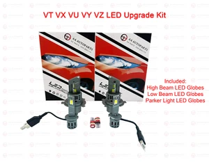 LED Bulb Globes Upgrade Kit Set 6PCS Holden Commodore VT VX VU VY VZ SS SV6 V8 - Picture 1 of 10
