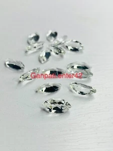 Crystal Quartz Loose Gemstone Faceted Marquise Cut 10x5 MM Natural Calibrated E - Picture 1 of 8