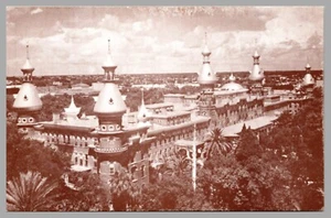 Tampa Municipal Museum University Tampa Florida Aerial View Chrome Postcard - Picture 1 of 2