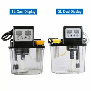 1L 2L Dual Digital Display Automatic Electric Lubrication Oil Pump CNC Oiler - Picture 1 of 13