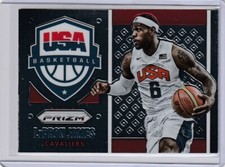 LEBRON JAMES 2015/16 Panini Prizm #19 USA Basketball Insert Card