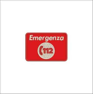 [Patch] NUE NUMERO UNICO PER TUTTE LE EMERGENZE: 112 cm 9 x 6 toppa ricamo -958 - Picture 1 of 1