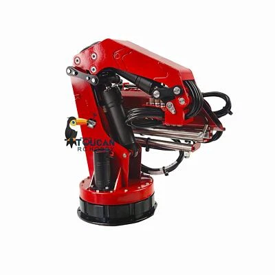 LESU 1/14 RC Hydraulic Dumper Truck Model Assembled Crane RTR Lights Valve - Image 1 of 4