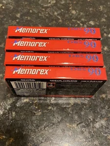 4-Pack New Memorex dBS 90 Type 1 Normal Bias 120 EQ Blank Audio Cassettes Sealed - Picture 1 of 2