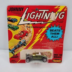 Rare Vintage 1969 Topper Toys Johnny Lightning 32 Ford Hot Rod 310 Green USA - Picture 1 of 7