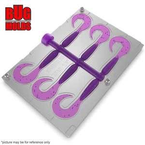 Bait DIY Fishing Mold Soft Plastic Baits Lure Plastisol Bass Twister - Picture 1 of 4