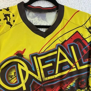 O'Neal Dirt Bike Riding Motocross Off-Road Graphic Print Black Shirt Adult 2XL - Picture 1 of 9