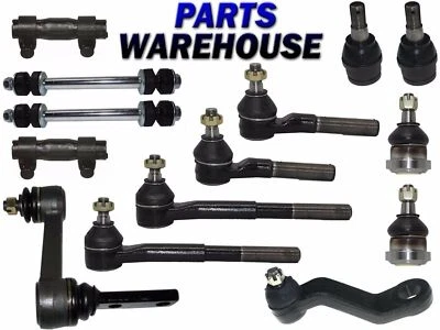 Kit completo de 14 peças de peças de suspensão dianteira para 1997-1999 Dodge Ram 2500 3500 2WD - Imagem 1 de 4