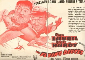 Movie ads 1939-The Flying Deuces-stars Laurel & Haddy-----45 - Picture 1 of 1