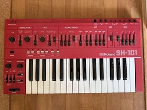 Roland SH-101 Red Monophonic Analog Synthesizer - Picture 1 of 17