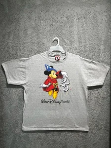 Vintage Mickey Mouse Walt Disney World 25th Anniversary T-Shirt XXL Fantasia - Picture 1 of 17