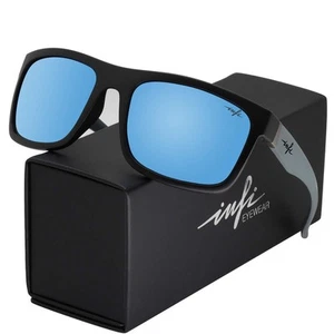 Fishing Polarized Sunglasses for Men Driving Running Black Glasses UV400 Prot... - Picture 1 of 7