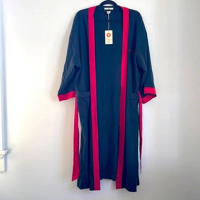 Новый с Ярлыками Bobby Chan Barrett Jackson автомобиля шоу шелковая смесь галстук ванна курить халат sz OS - Изображение 1 из 4