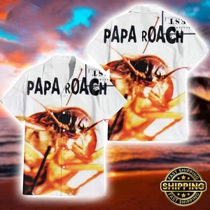 Papa Roach Infest Album Cover Gift For Fans 2025 Hawaiian Shirt - Picture 1 of 4