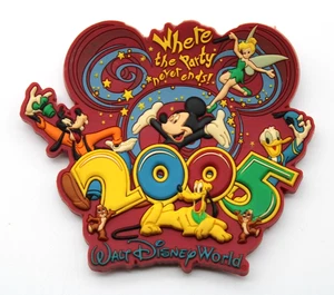 Disney Magnet - 2005 - Where the Party Never Ends! - Tinkerbell/Chip&Dale/Pluto - Picture 1 of 3