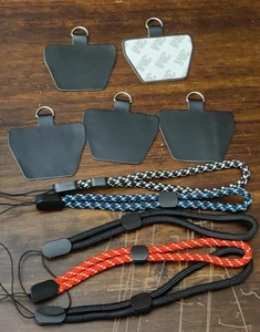 Cordon de Téléphone Portable, Lot de 5 Bracelet de Téléphone Réglable avec 5 Pack Attache Téléphone - Photo 1 sur 10