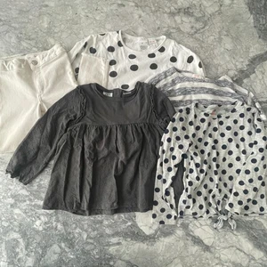 Crewcuts Zara Girls 4-5Y 5 Piece Bundle Top Blouse Pants Kids  - Picture 1 of 13