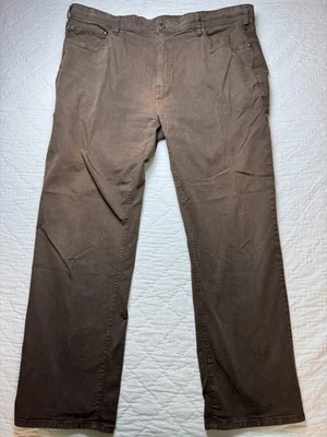 Pantalón Orvis Trust Your Fly Hombre Marrón Elástico Sarga 5 Bolsillos Talla 40x30 Foto 1 de 4