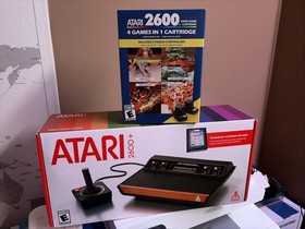 Atari 2600+ and 4 In 1 Catridge with Controllers