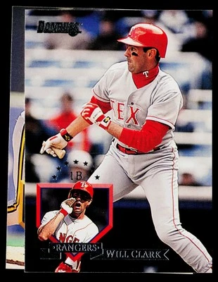 1995 Donruss #128 Will Clark Texas Rangers - Image 1 of 2