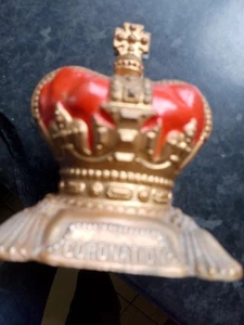 Vintage Cast Metal Coronation Crown Money Box Elizabeth II June 2nd, 1953 - Picture 1 of 15