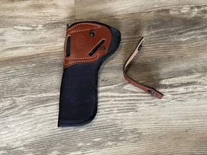 DeSantis The Wild Hog Hybrid Colt Python/Ruger M90 47 S&W L Frame 4" Tan/BLK - Picture 1 of 8
