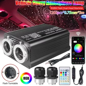1200pcs*0.75mm*3m Fiber Optic For Home Roof/Car Headliner Star Light LED Twinkle - Picture 1 of 13