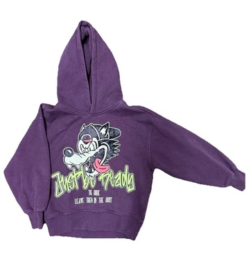 Sudadera con Capucha Zara Niños - Talla 6-7 - Púrpura - Excelente Estado Foto 1 de 3