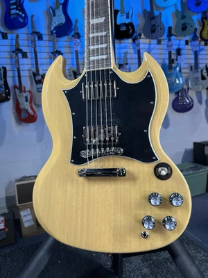 Guitarra Eléctrica Estándar Epiphone SG - TV Amarilla ¡CONSIGUE PLEK'D! 079 Foto 1 de 4
