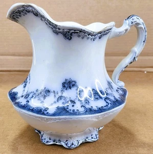 Antique Alfred Meakin Ltd. Royal Semi-Porcelain Greenville Pattern 8" Pitcher - Picture 1 of 15