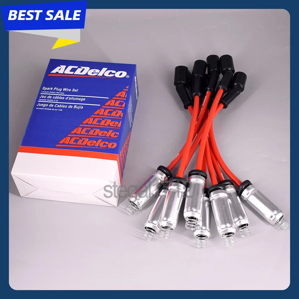 8x OEM 48322 Perforamce Spark Plug Wires For CHEVY G/M LS1 VORTEC 4.8L 5.3L 6.0L - Image 1 of 4