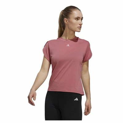 Camiseta de Manga Corta Mujer Adidas trainning Floral  Rosa oscuro - Imagen 1 de 4