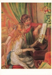 Renoir, "Ragazze al pianoforte", Louvre, Parigi 4x6 - Foto 1 di 2