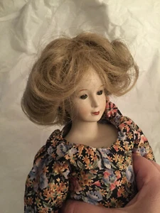 MUÑECA DE PORCELANA FINA estilo eduardiano 18 pulgadas HERMOSA exquisita mano de obra artesanal - Imagen 1 de 12