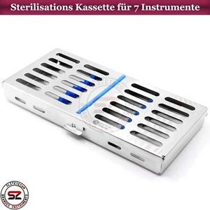 Sterilisationsbehälter 7 Instrumente Aufbewahrung Sterilcontainer Steribox Tray - Bild 1 von 5