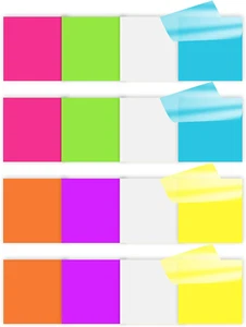 800 Sheets Transparent Sticky Notes， 2 X 2 Inch Clear Self-Sticky Annotation, Wa - Picture 1 of 7