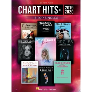 Hal Leonard Chart Hits of 2019-2020 Big Note Piano Songbook - Picture 1 of 1