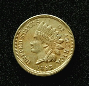 1863 Indian Head Cent - Picture 1 of 2