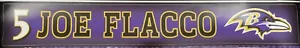 NFL Baltimore Ravens - Vinyl Wall Graphics, New (Joe Flacco - 23" x 3.5") - Picture 1 of 1
