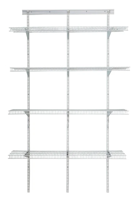 ClosetMaid 2845 4-Shelf Pantry Organizer - White