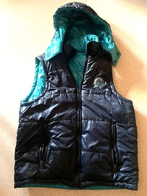 gilet matelassé sans manches à capuche amovible homme Celio T. M parfait état - Photo 1/4