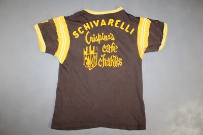 Vintage 60’s Cafe Chablis Chicago Chain Stitched Rayon Baseball Tee Shirt Sm Med - Image 1 of 4