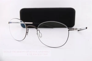 Brand New ic! berlin Eyeglass Frames Emiyo Graphite/Pearl Made in Germany 49mm - Picture 1 of 7