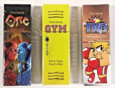 3 PERPLEXT GAMES: ORC, GYM & TKO By CHRIS HANDY NEW/SEALED/USA SHIP$0/SHIP INT'L - Image 1 of 2